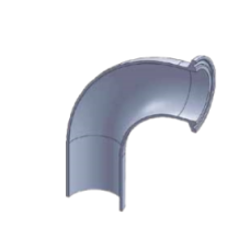 L2CM-Elbow 90° Long Clamp/Weld End