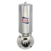 BFAWW-Butterfly Valve Weld Ends+  BFV Seat (Black Color)+304 C3 Actuator Low Bracket Air/Spring 